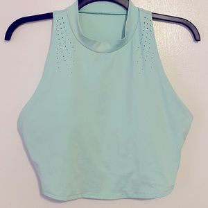 XXL Old Navy Mint Crop Sports Bra